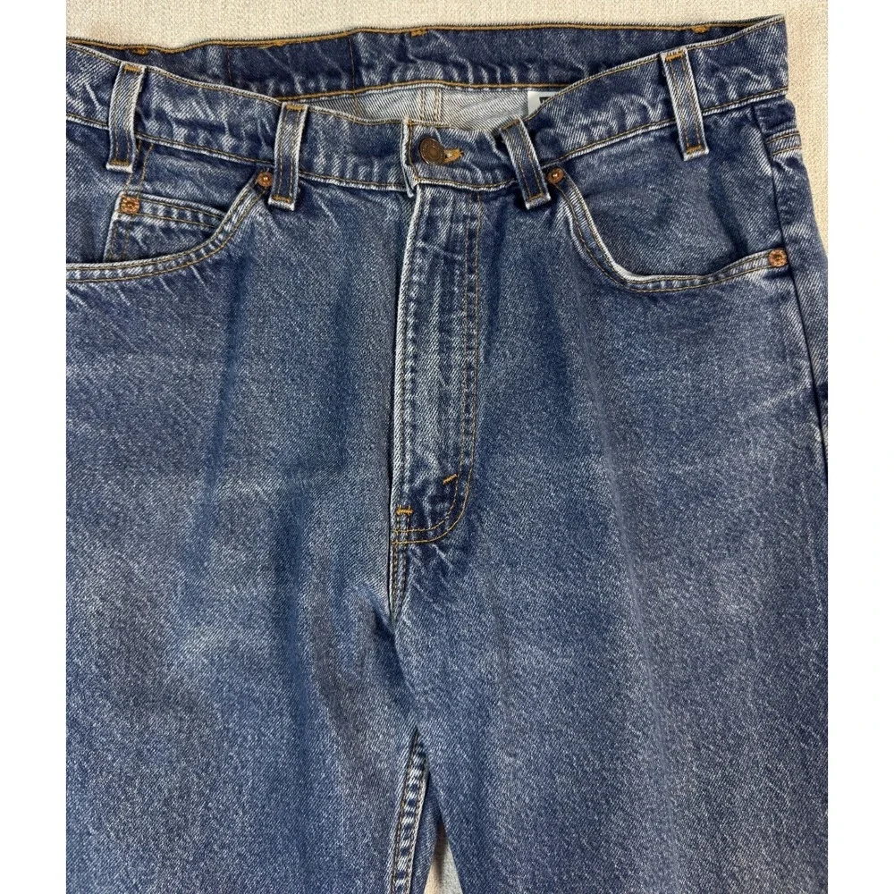 Vintage 90s Levis 505 Orange Tab Jeans Mens 34x30 (Fits 33x26.5) USA Made Faded - Picture 4 of 16